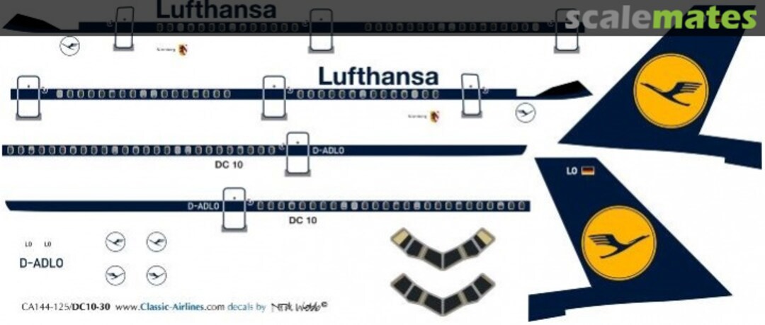 Boxart Lufthansa DC10 CA144-125 Classic Airlines