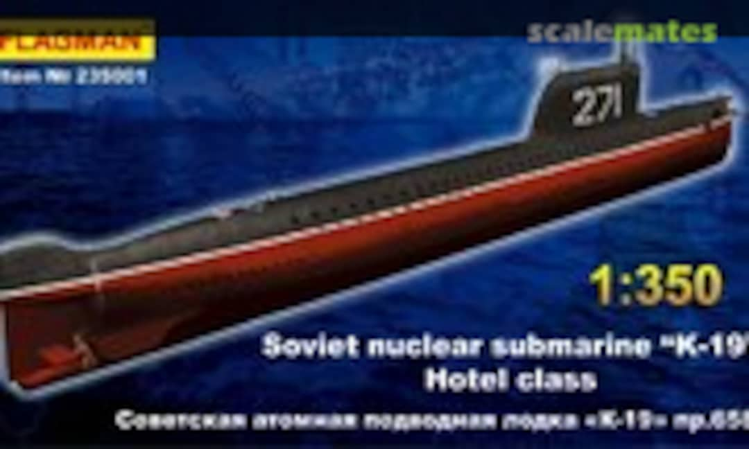 1:350 Soviet Nuclear Submarine K-19 (Flagman 235001)