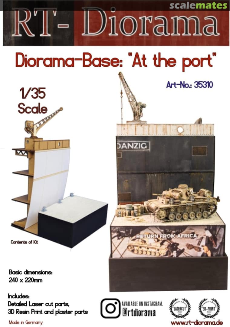 Boxart Diorama-Base: "At the Port" 35310 RT-Diorama