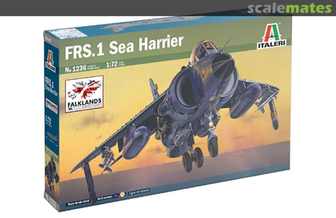 Boxart FRS.1 Sea Harrier 1236 Italeri