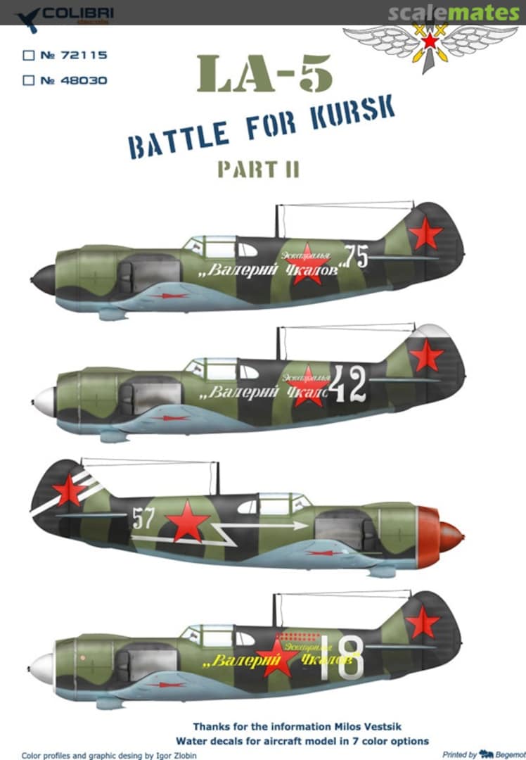 Boxart LA - 5 Battles for Kursk part 2 48030 Colibri Decals