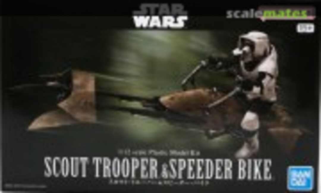 1:12 Scout Trooper &amp; Speeder Bike (Bandai Spirits 5063828)