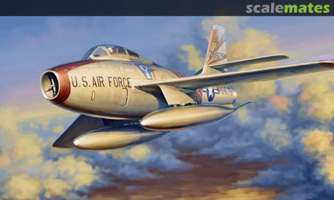 Boxart F-84F Thunderstreak 81726 HobbyBoss