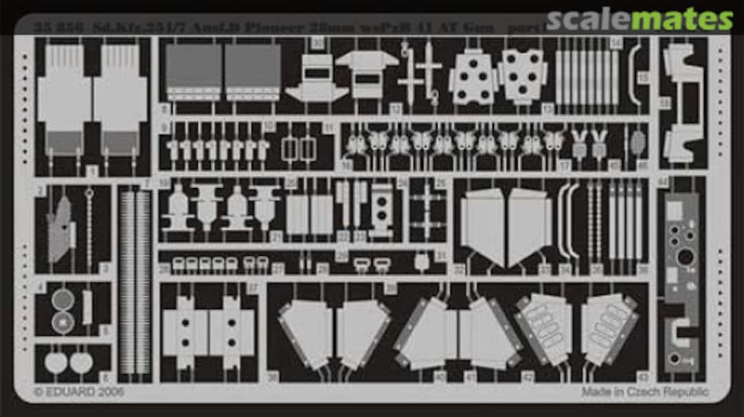 Boxart Sd. Kfz. 251/7 Ausf. D sPzB 41 35856 Eduard