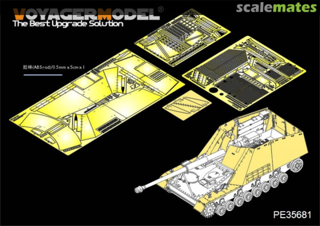 Contents Sd.Kfz.164 Nashorn Armour Plate/Fenders PE35681 Voyager Model