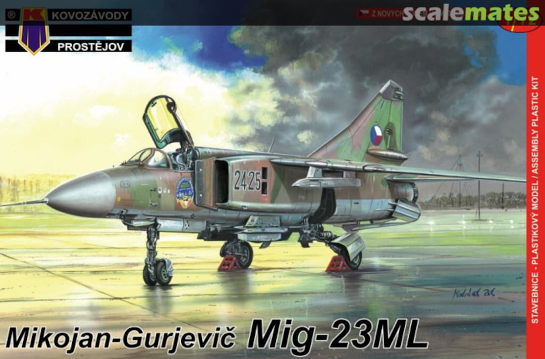 Boxart Mikojan-Gurjevič MiG-23ML KPM0069 Kovozávody Prostějov