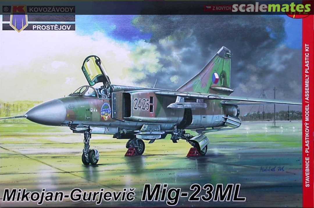 Boxart Mikojan-Gurjevič MiG-23ML KPM0069 Kovozávody Prostějov