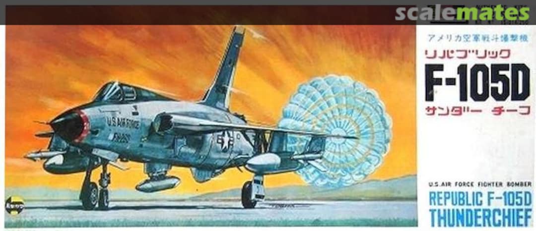 Boxart Republic F-105D Thunderchief JS-014 Hasegawa