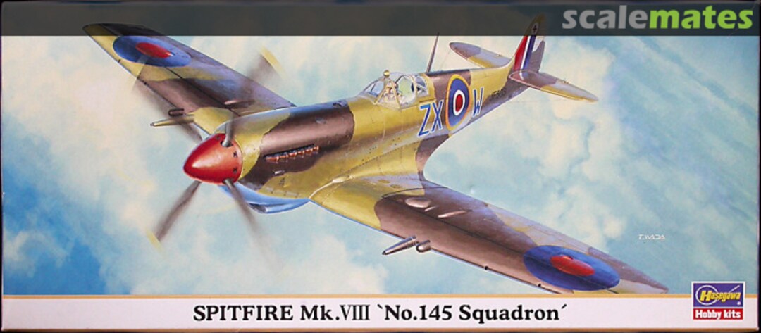 Boxart Spitfire Mk.VIII 'No.145 Squadron' 00652 Hasegawa