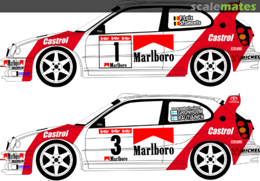 Boxart Toyota Corolla WRC (K-AM 2010) "Marlboro" 24042 MF-Zone