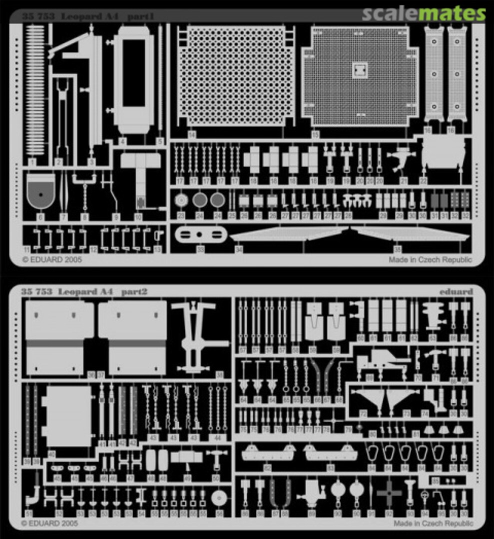 Boxart Leopard A4 - PE Details 35753 Eduard