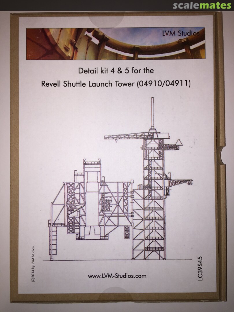 Boxart Detail Kit 4 & 5 for the Revell Shuttle Launch Tower LC39S45 LVM Studios