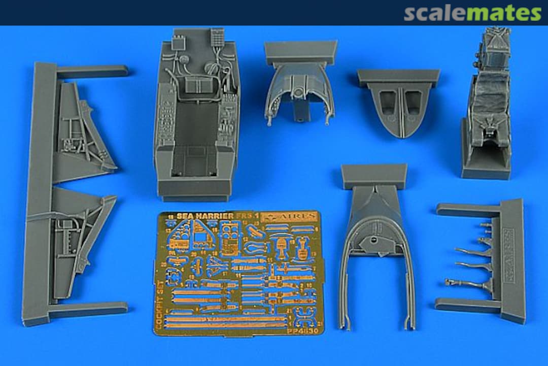 Boxart Sea Harrier FRS.1 cockpit set 4830 Aires