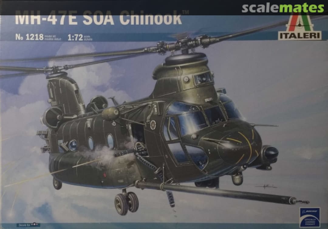 Boxart MH-47E SOA Chinook 1218 Italeri