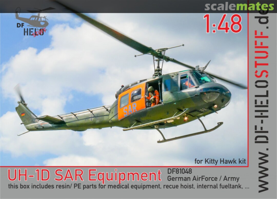 Boxart UH-1D SAR Equipment DF81048 DF HeloStuff