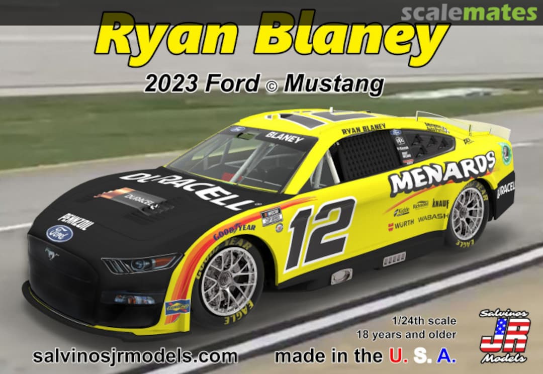 Boxart 2023 Ford Mustang PF2023RBP Salvinos JR Models