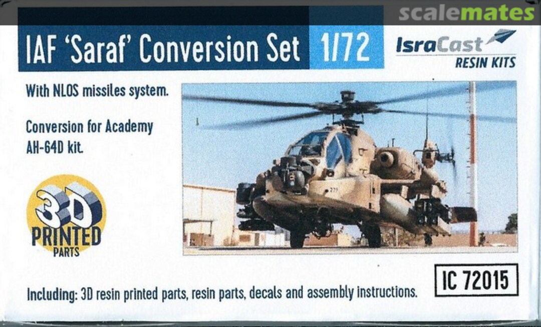 Boxart IAF 'Saraf' Conversion set IC 72015 IsraCast