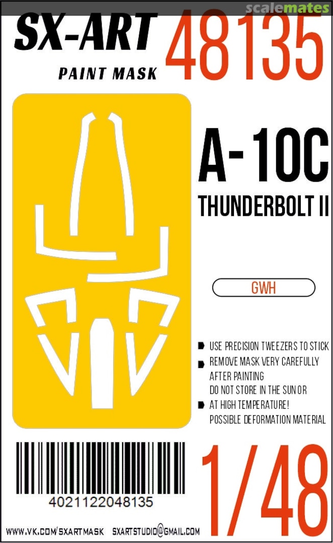 Boxart A-10C Thunderbolt II masks 48135 SX-Art