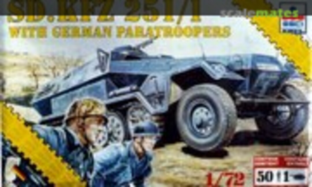 1:72 Sd.Kfz 251/1 with German Paratroopers (ESCI/ERTL 8622)