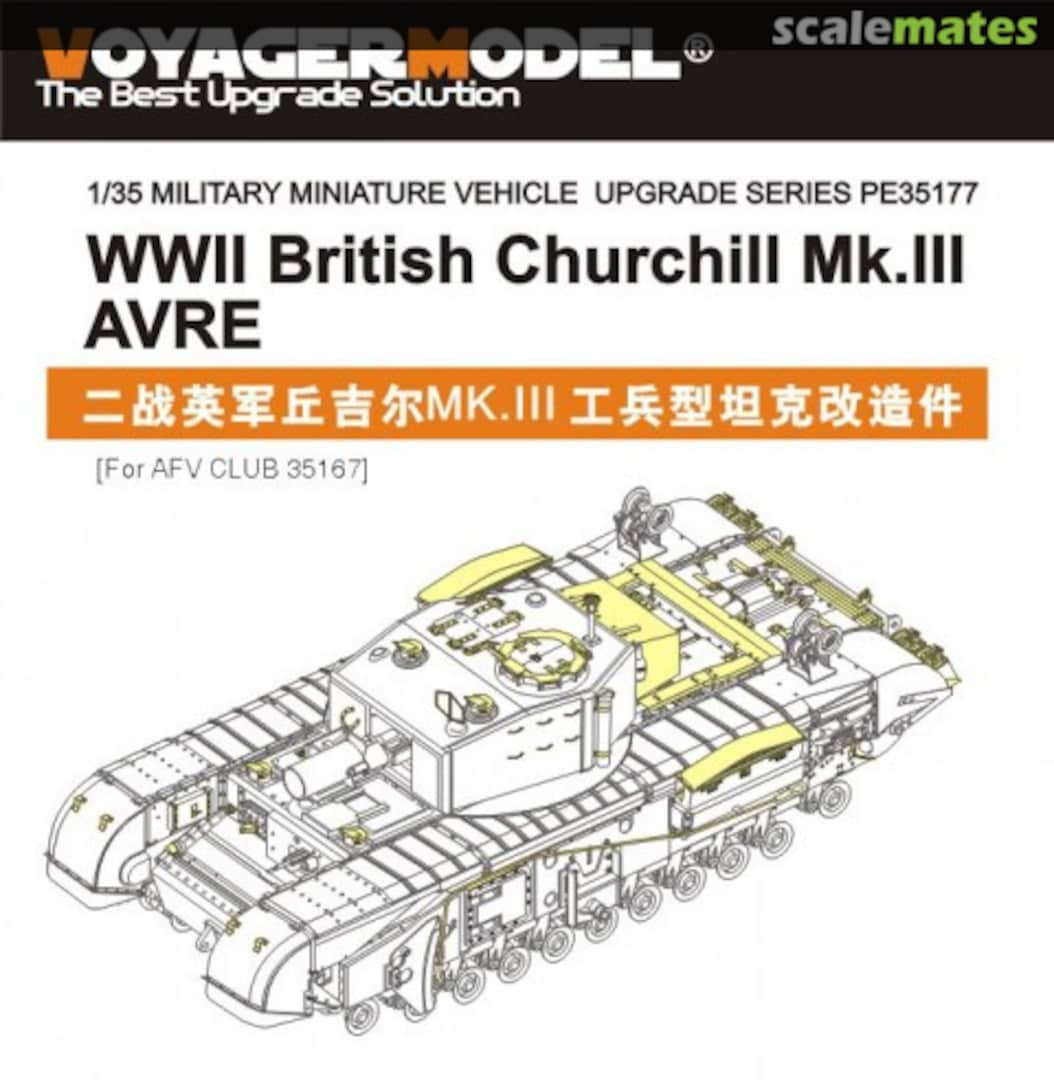 Boxart Churchill Mk.III AVRE PE35177 Voyager Model