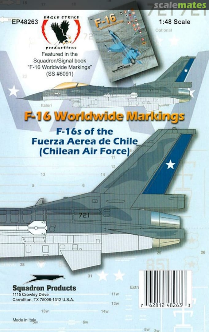 Boxart F-16 Worldwide Markings EP48263 Eagle Strike Productions