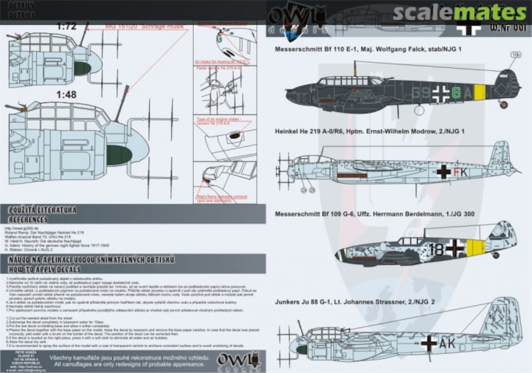 Boxart Die Nachtjäger W. Nr 001 D48001 OWL