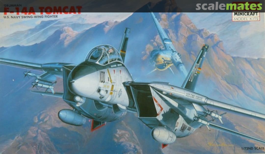 Boxart Grumman F-14A Tomcat 1679 Academy/Minicraft