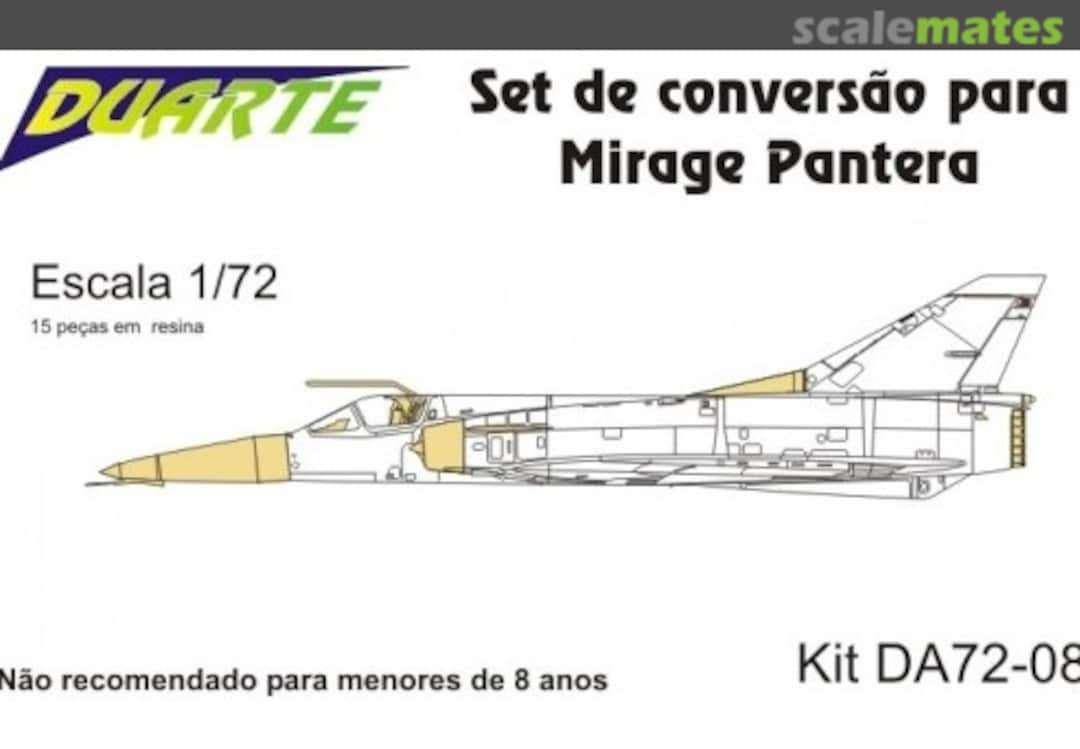 Boxart Set de conversão para Mirage Pantera DS72-08 Duarte