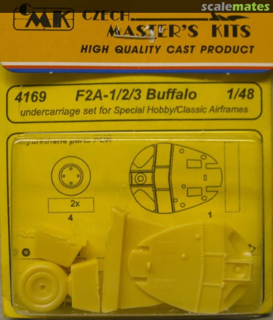 Boxart F2A-1/2/3 Buffalo undercarriage set 4169 CMK