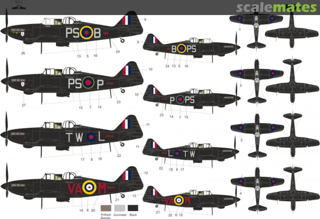 Contents BOULTON PAUL DEFIANT - NIGHT PREDATORS OF THE RAF MNFDL48025 ROP o.s.