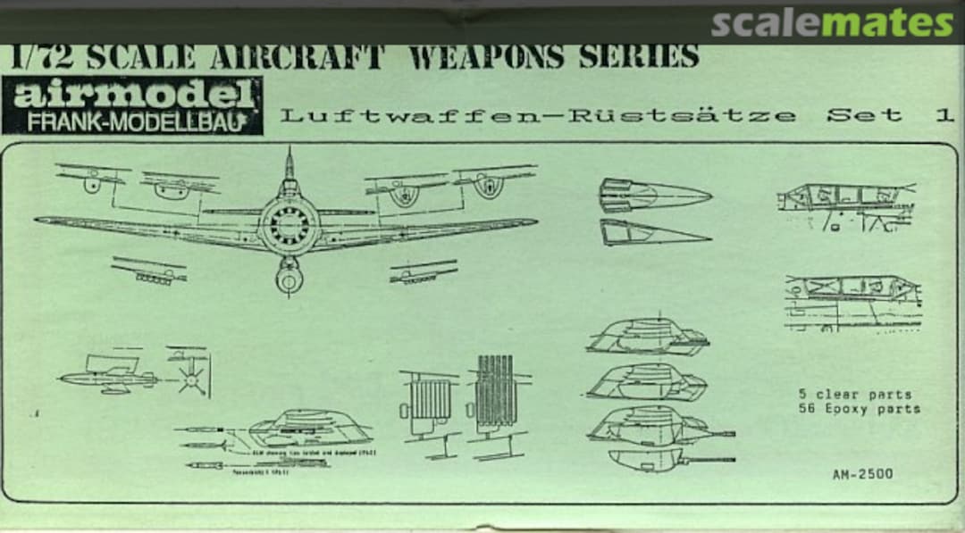 Boxart Luftwaffen-Rüstsätze Set 1 AM-2500 Airmodel