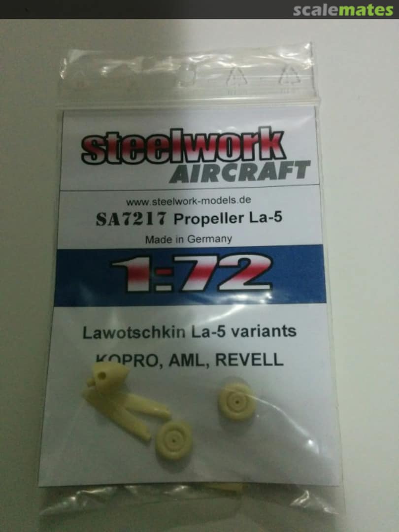 Boxart Propeller La-5 SA7217 Steelwork Models