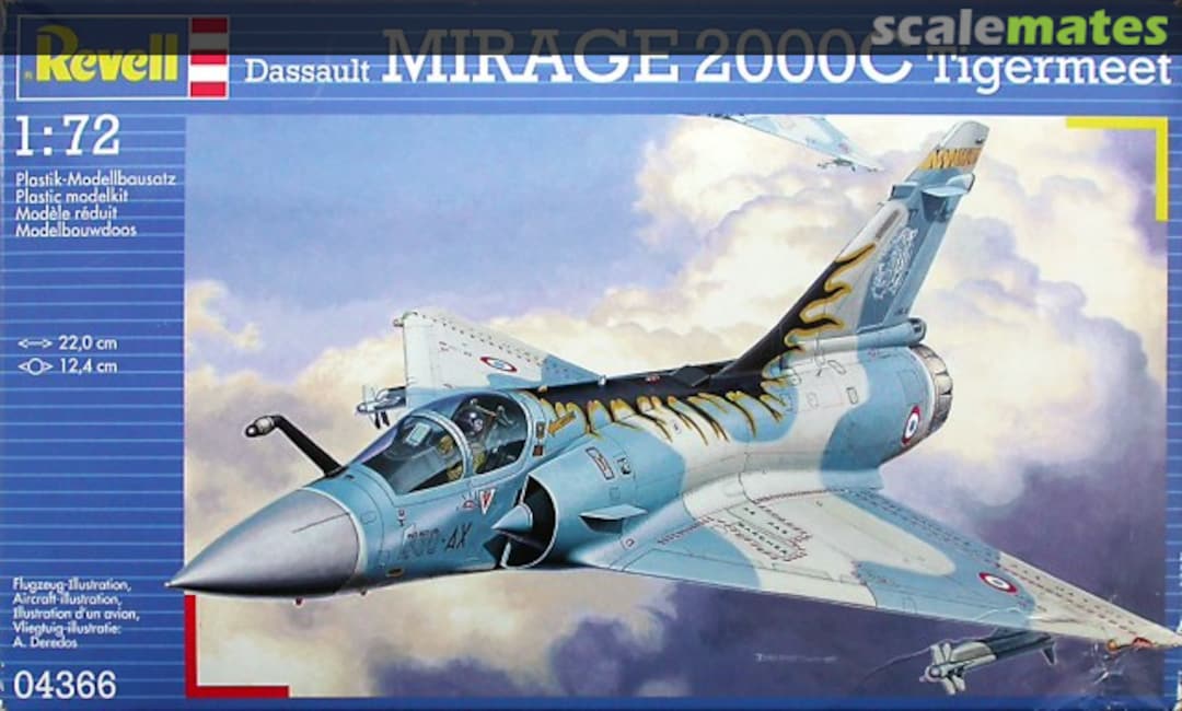 Boxart Dassault Mirage 2000C Tigermeet 04366 Revell