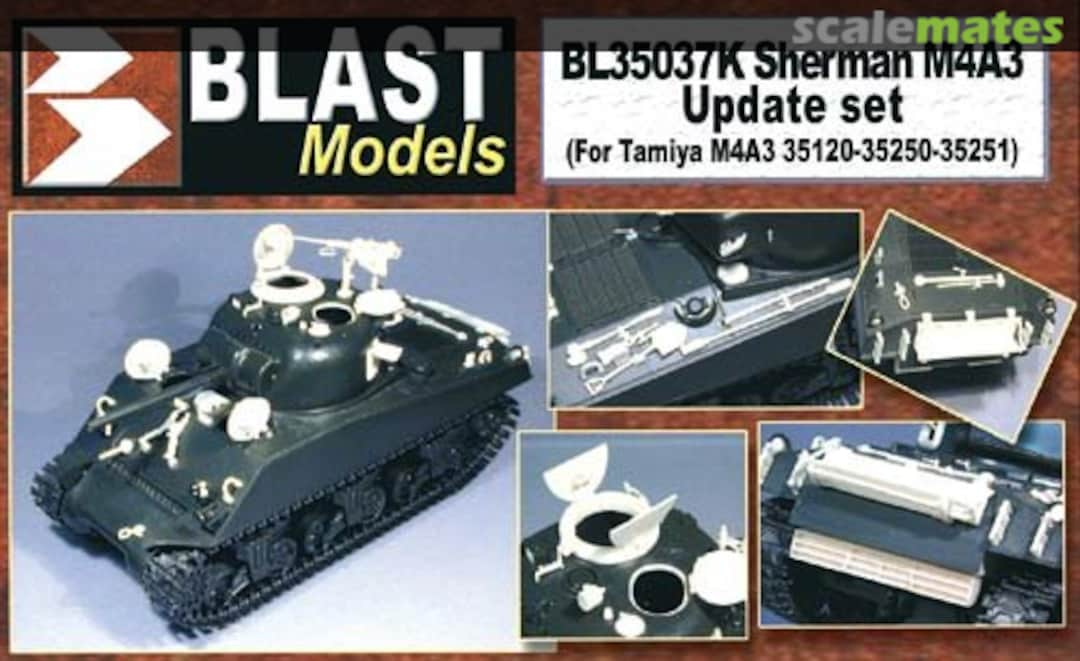 Boxart Sherman M4A3 Update SET BL35037K Blast Models