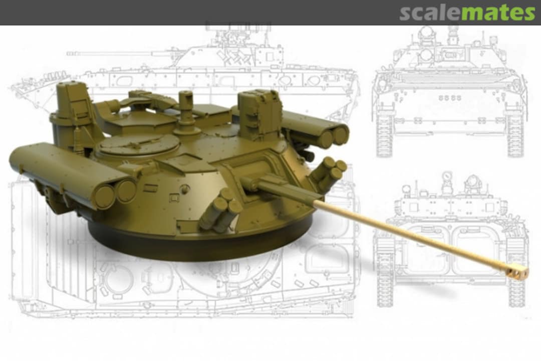 Boxart Turret "Berezhok" for BMP-2 and IFV Bumerang B35190 Miniarm