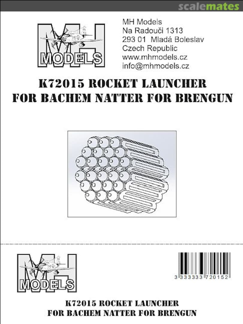 Boxart Rocket Launcher fo Bachem Natter K72015 MH Models