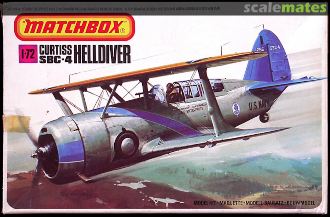 Boxart Curtiss SBC-4 Helldiver PK-35 Matchbox