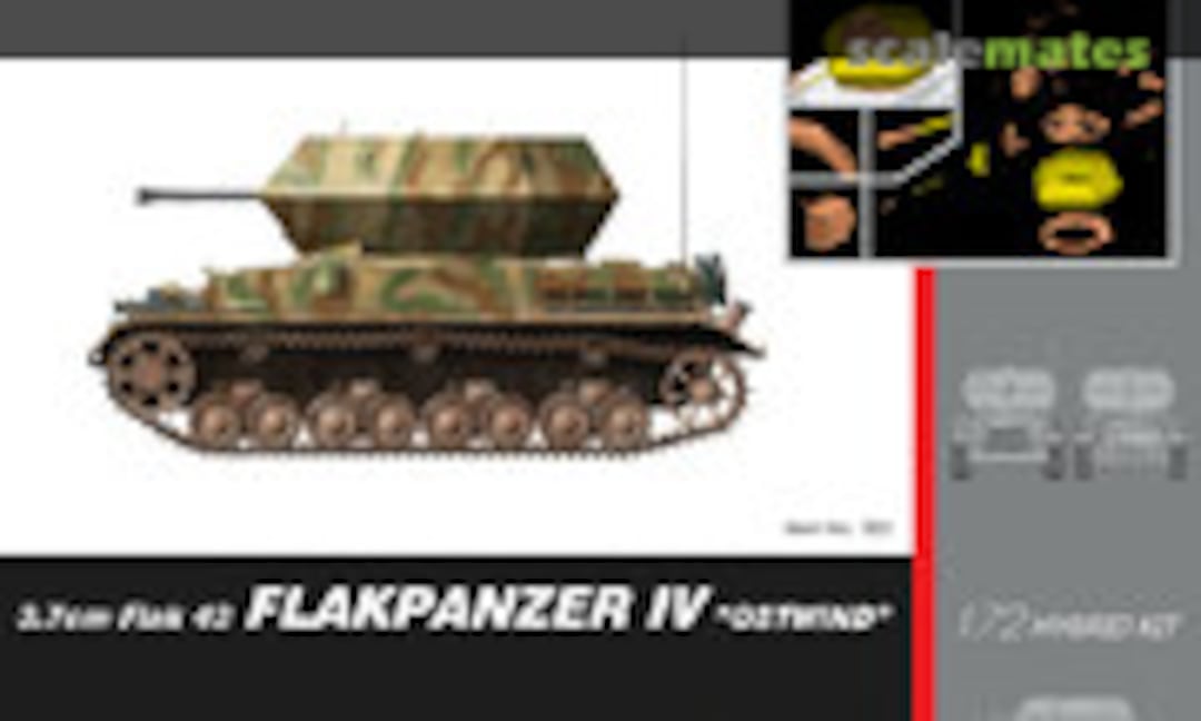 1:72 3,7cm Flak 43 Flakpanzer IV 'Ostwind' (Dragon 7535)