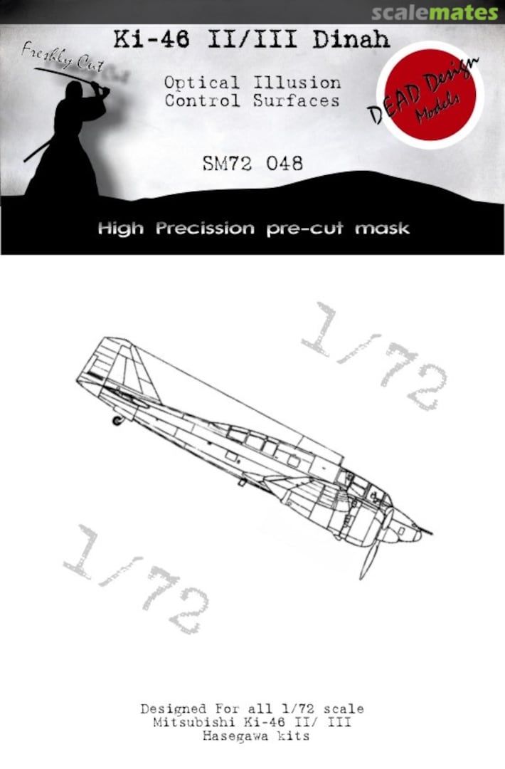 Boxart Ki-46 II/III Dinah Control Surfaces SM72048 DEAD Design Models