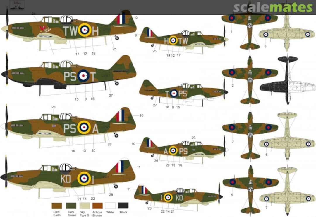 Contents BOULTON PAUL DEFIANT - DEFIANT IN SERVICE WITH THE RAF MNFDL48026 ROP o.s.