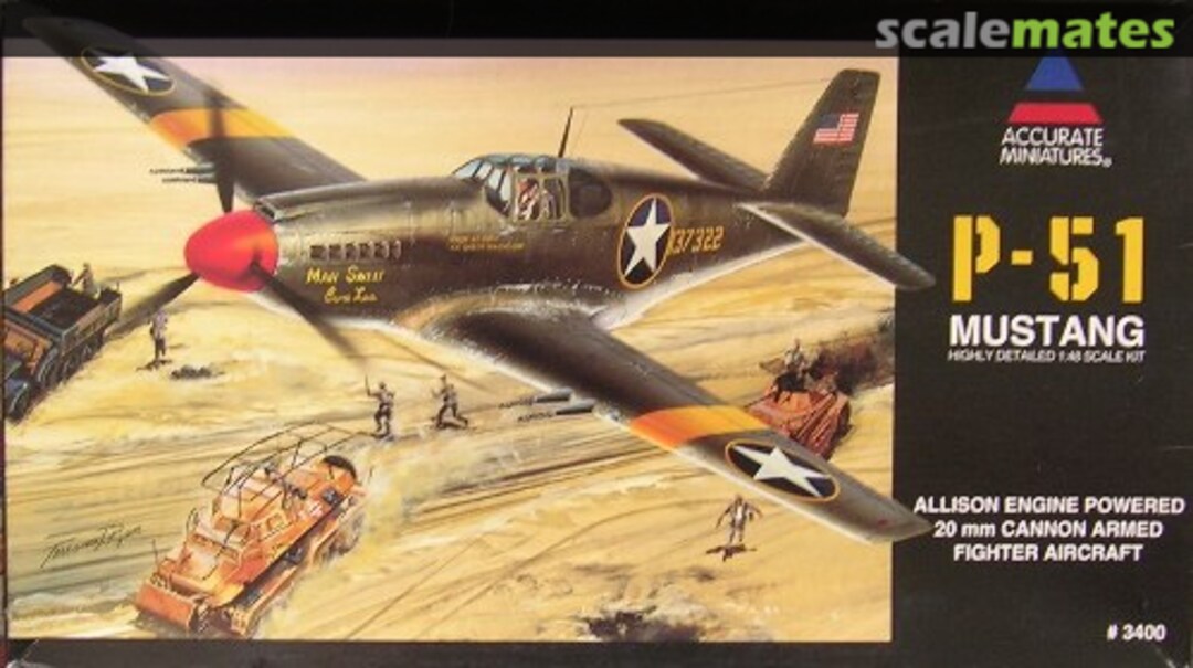 Boxart P-51 Mustang 3400 Accurate Miniatures