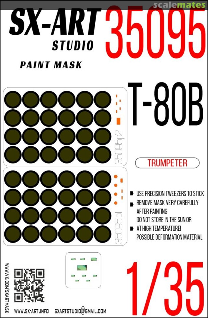 Boxart T-80B masks 35095 SX-Art