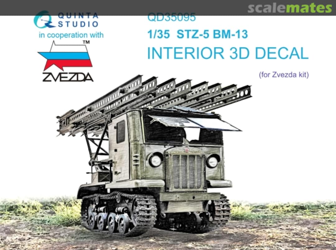 Boxart STZ-5 BM-13 interior 3D decals QD35095 Quinta Studio