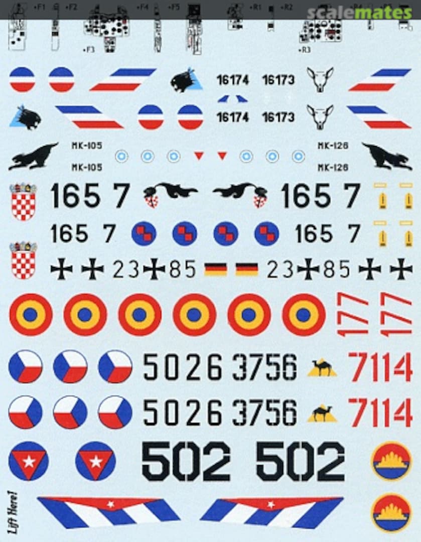 Contents Global Mongols II 903-LH Lift Here Decals