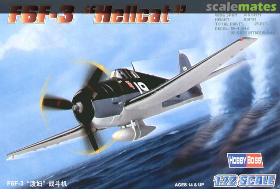 Boxart F6F-3 "Hellcat" 80256 HobbyBoss