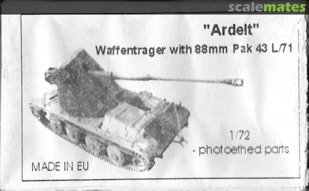 Boxart Ardelt Waffenträger with 88mm Pak 43 L/71 72003 Euromodel (Poland)