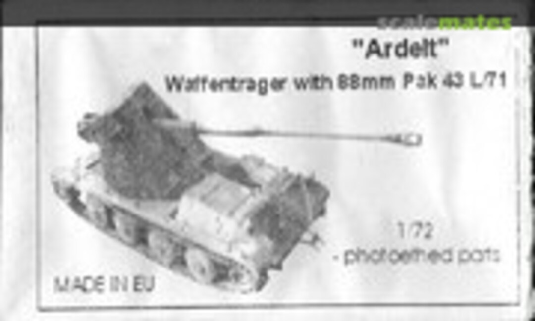 1:72 Ardelt Waffenträger with 88mm Pak 43 L/71 (Euromodel (Poland) 72003)