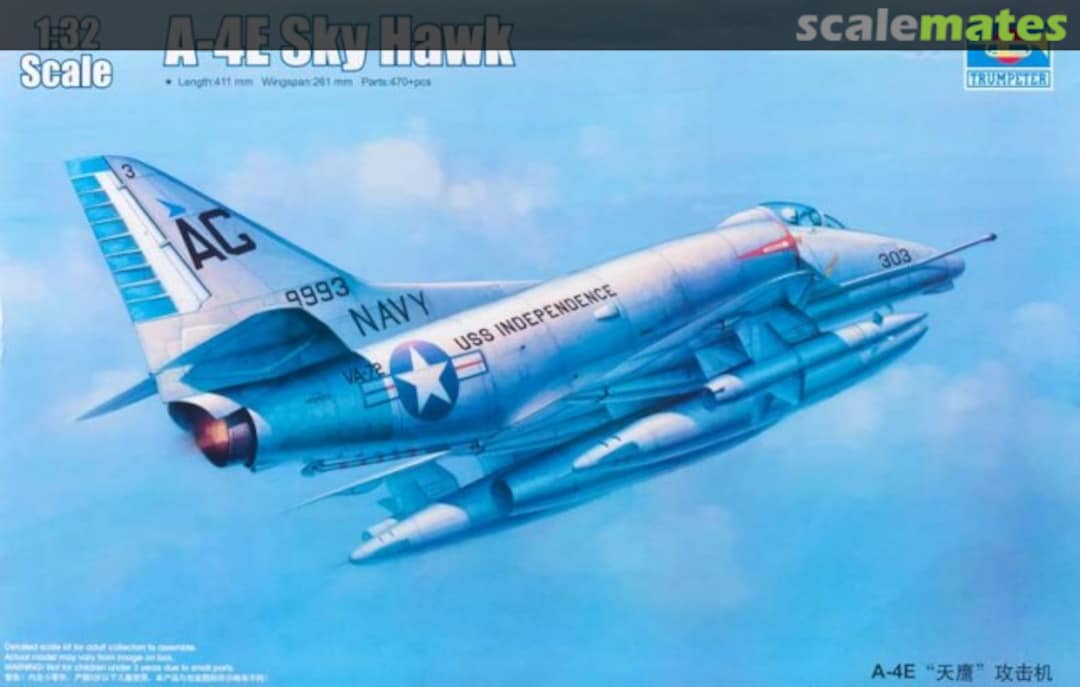 Boxart A-4E Skyhawk 02266 Trumpeter