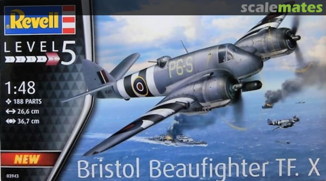 Boxart Bristol Beaufighter TF.X 03943 Revell