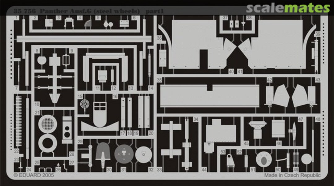 Boxart Panther Ausf. G (steel wheels) 35756 Eduard